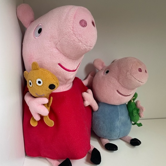 Peppa Pig and George Ty Beanie Babies - Picture 3 of 5